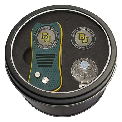 Baylor University Bears Golf Tin Set - Switchblade, Cap Clip, Marker 46957