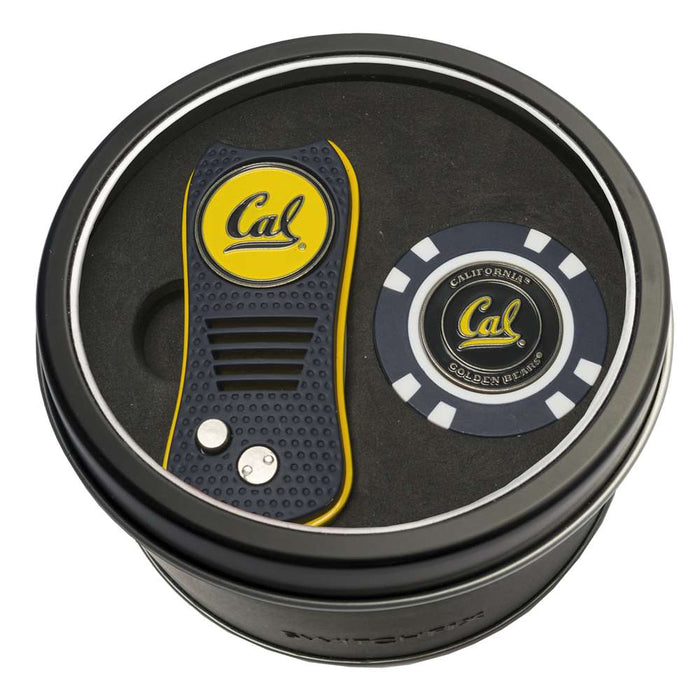 California Berkeley Bears Golf Tin Set - Switchblade, Golf Chip