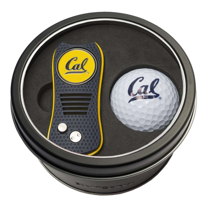 California Berkeley Bears Golf Tin Set - Switchblade, Golf Ball