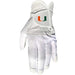 Miami Hurricanes Cool mesh with cabretta leather - one size - mens left