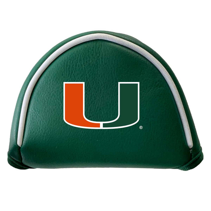 Miami Hurricanes Putter Cover - Mallet (Colored) - Printed
