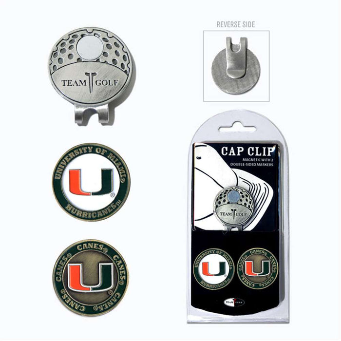 Miami Hurricanes Golf Cap Clip Pack 47147