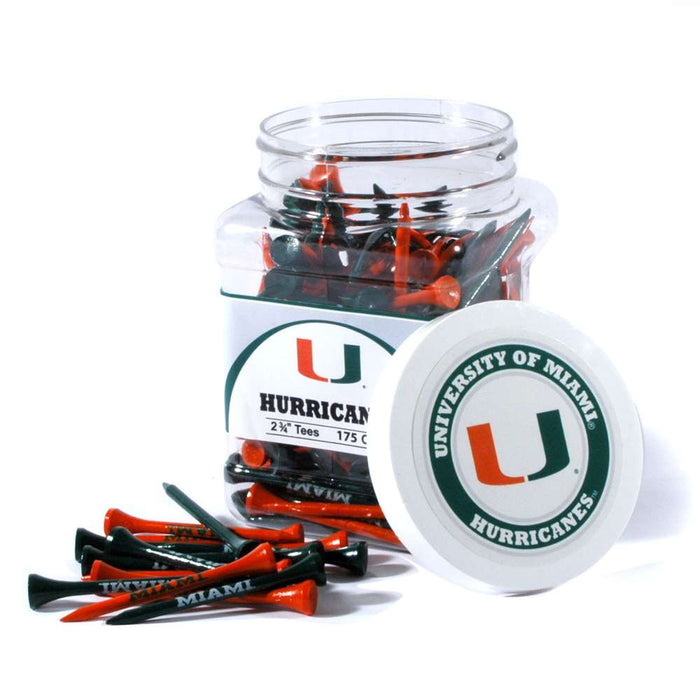 Miami Hurricanes Golf 175 Tee Jar 47151