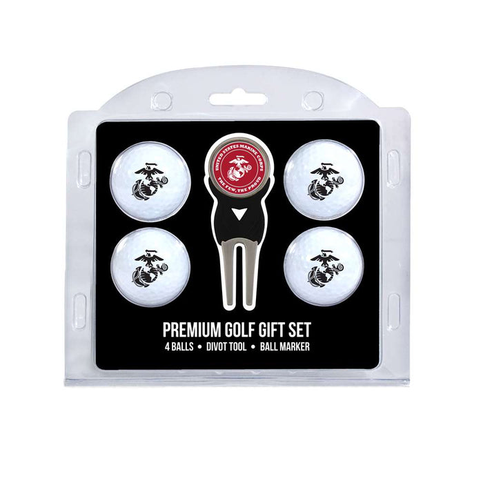 United States Marines Golf 4 Ball Gift Set 64606