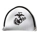 US MARINES Putter Cover - Mallet (White) - Printed Dark Red