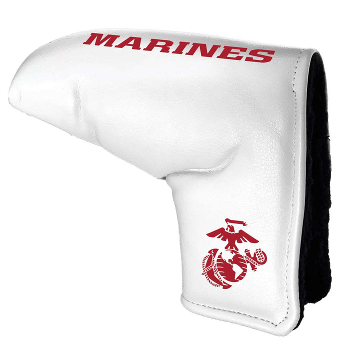US MARINES Tour Blade Putter Cover (White) - Printed