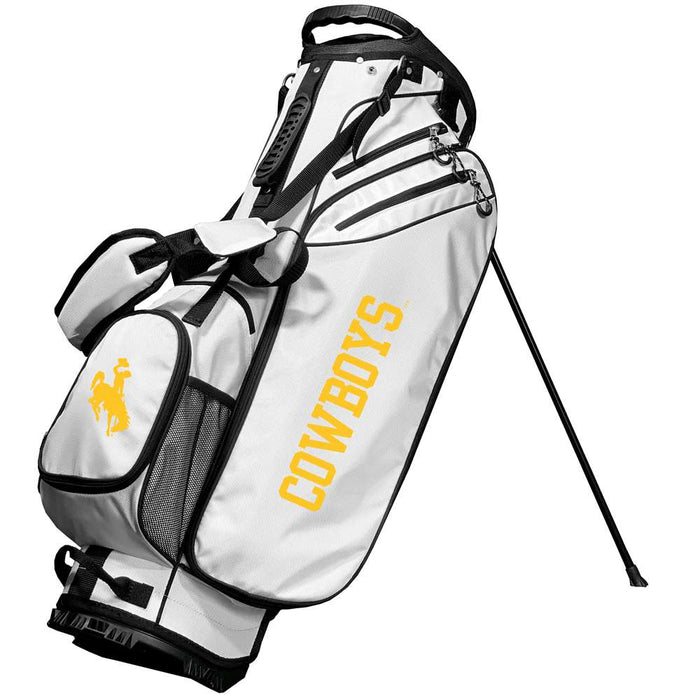 Wyoming Cowboys Birdie Stand Golf Bag -  White