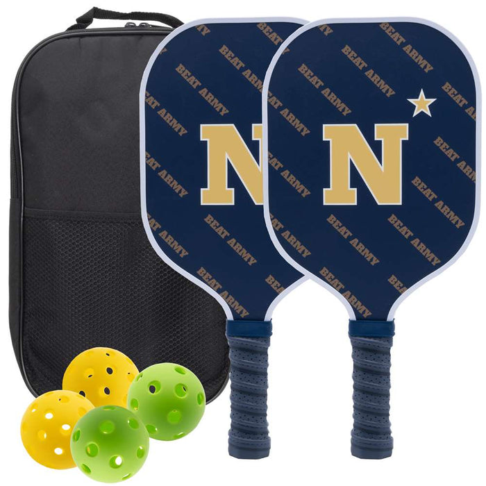 Naval Academy Midshipmen Carbon Fiber Pickleball Paddle Set