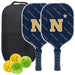 Naval Academy Midshipmen Carbon Fiber Pickleball Paddle Set