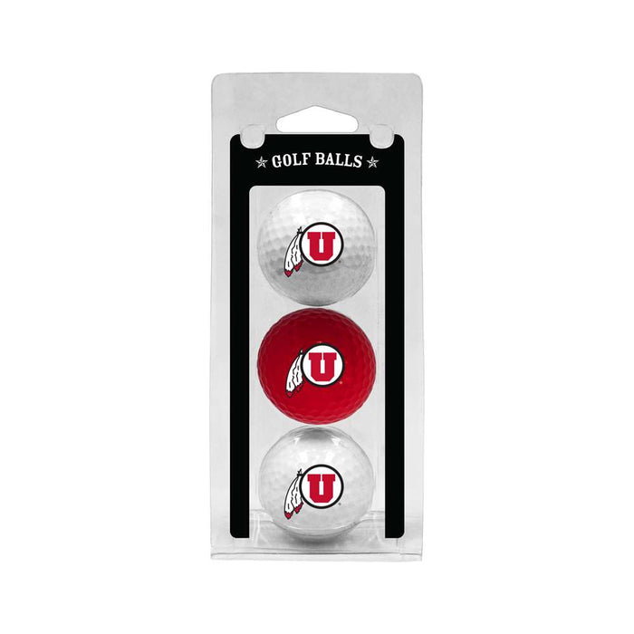 University of Utah Utes Golf 3 Ball Pack 80505