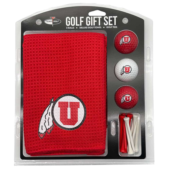 Utah Utes 16" X 40" Microfiber Towel Golf Gift Set