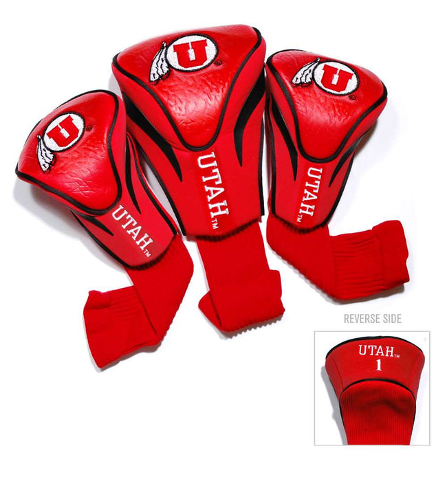 Utah Utes  Golf Club Headcover - Set of 3 (Driver,Fairway,Hybrid)
