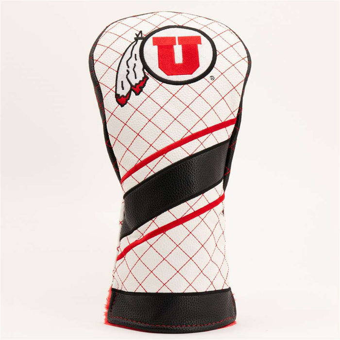 Utah Utes Quilted Driver Headcover (STRIPED)