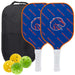 Boise State Broncos Carbon Fiber Pickleball Paddle Set 637556200976