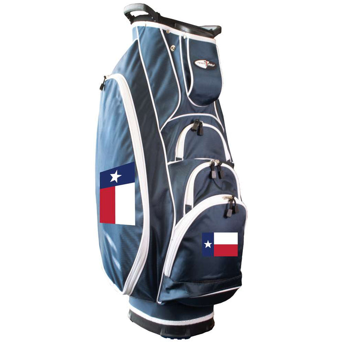 Texas Flag Albatross Cart Golf Bag Navy