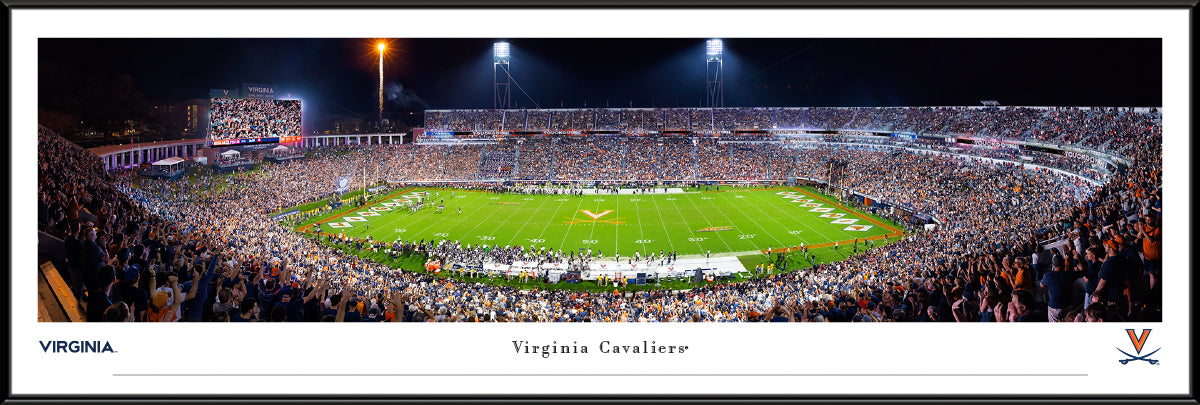 Virginia Cavaliers Football Stadium Panoramic Picture Standard Frame - 40 1/4" X 13 3/4"