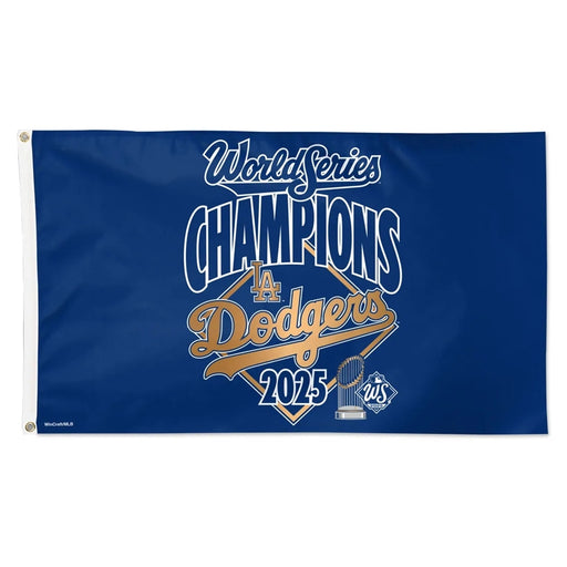 Los Angeles Dodgers 2025 World Series Champions 3ftX5ft Deluxe Flag