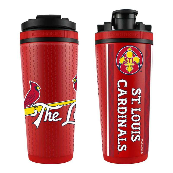 St. Louis Cardinals City Connect 26oz 4D Stainless Steel Ice Shaker