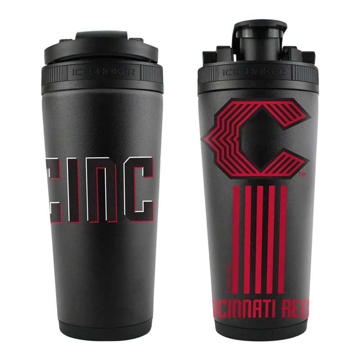 Cincinnati Reds 2026 City Connect 26oz 4D Stainless Steel Ice Shaker