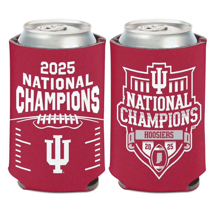 Indiana Hoosiers 2025 BCS Football National Champions 12oz Can Cooler (Set of 6)