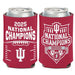 Indiana Hoosiers 2025 BCS Football National Champions 12oz Can Cooler (Set of 6)