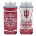 Indiana Hoosiers 2025 BCS Football National Champions 12oz Slim Can Cooler (Set of 6)