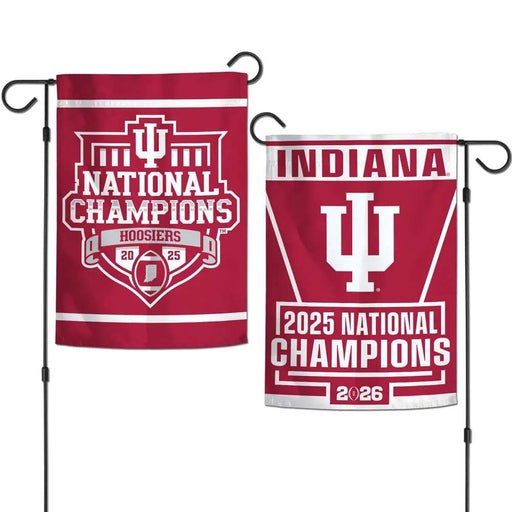 Indiana Hoosiers 2025 BCS Football National Champions 2-Sided Garden Flag