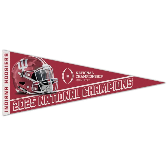 Indiana Hoosiers 2025 BCS Football National Champions Premium Pennant - 2 Pack