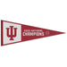 Indiana Hoosiers 2025 BCS Football National Champions Wool Pennant 13X32 in.