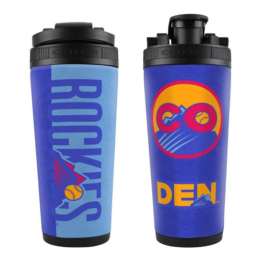 Colorado Rockies City Connect 26oz 4D Stainless Steel Ice Shaker