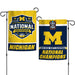 Michigan Wolverines 2026 Men's Basketball National Champions Garden Flag