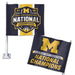 Michigan Wolverines 2026 Men's Basketball National Champions Car Flag 2-Pack