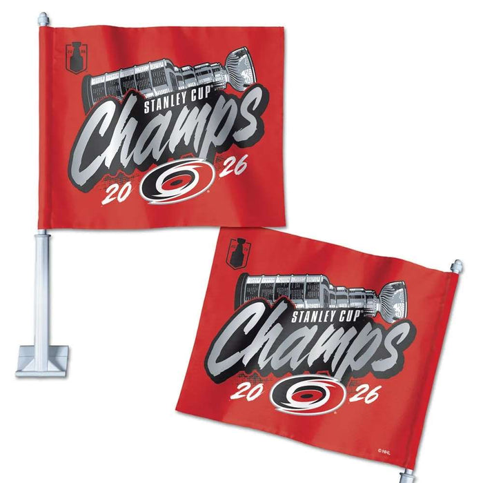 Carolina Hurricanes 2026 NHL Stanley Cup Champions Car Flag