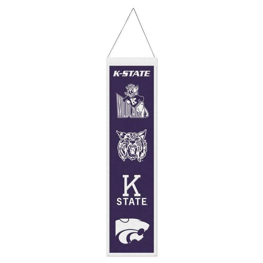 Kansas State Wildcats Wool Banner 8X32 in.
