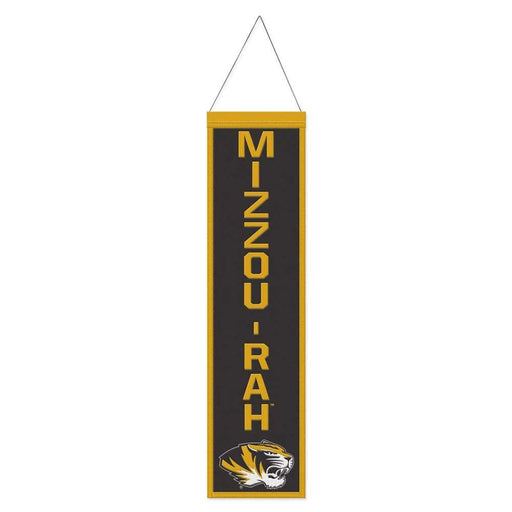 Missouri Tigers Wool Banner 8X32 in.