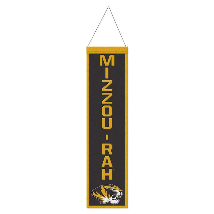 Missouri Tigers Wool Banner 8X32 in.