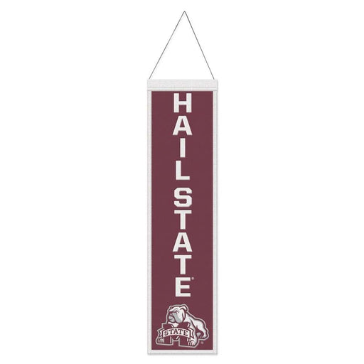 Mississippi State Bulldogs Wool Banner 8X32 in.