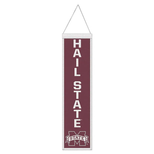 Mississippi State Bulldogs Wool Banner 8X32 in.