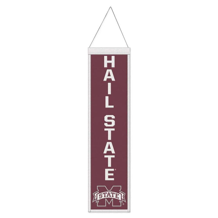 Mississippi State Bulldogs Wool Banner 8X32 in.