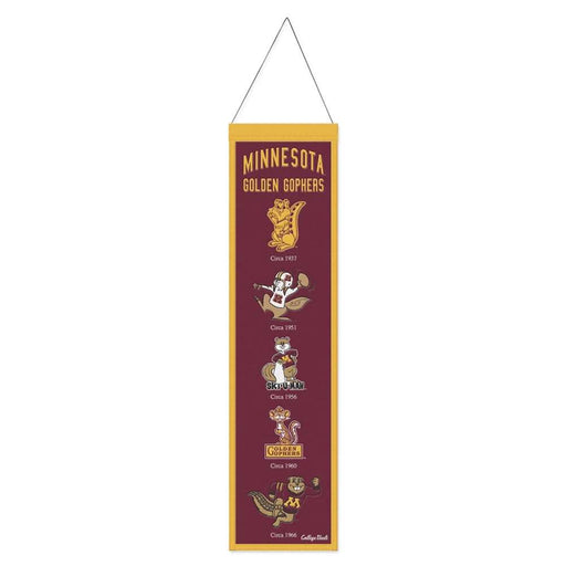 Minnesota Golden Gophers Wool Banner 8X32 in.