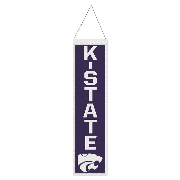 Kansas State Wildcats Wool Banner 8X32 in.