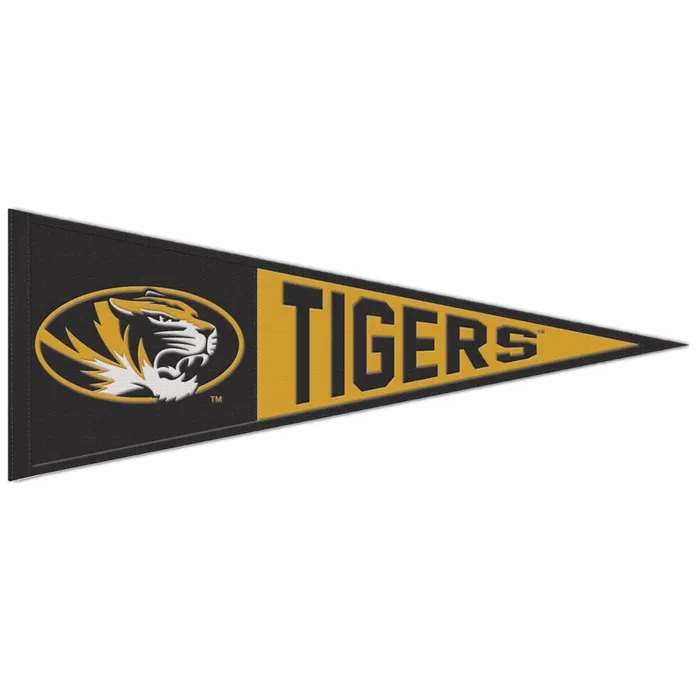 Missouri Tigers Wool Pennant 13X32 in.