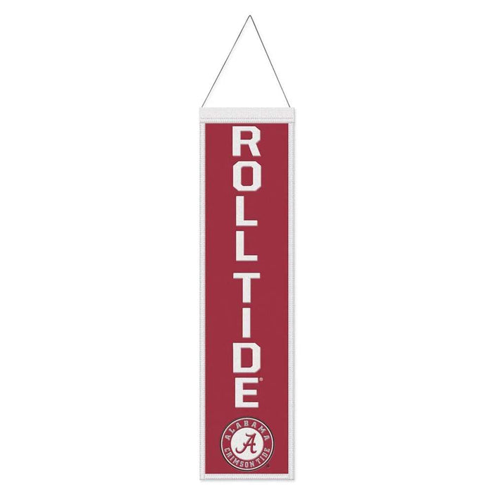 Alabama Crimson Tide Wool Banner 8X32 in.