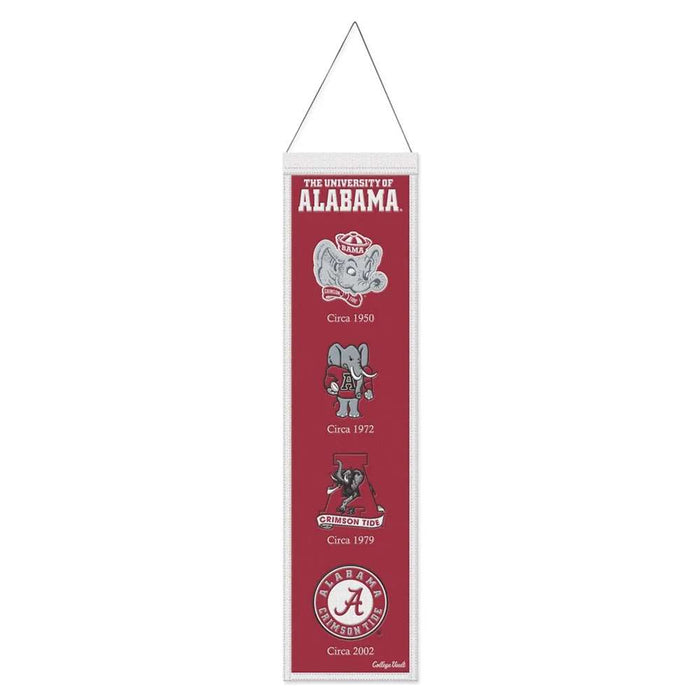 Alabama Crimson Tide Wool Banner 8X32 in.