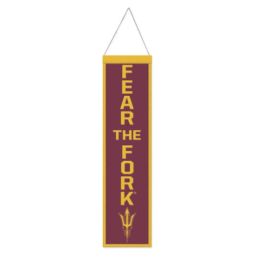 Arizona State Sun Devils Wool Banner 8X32 in.