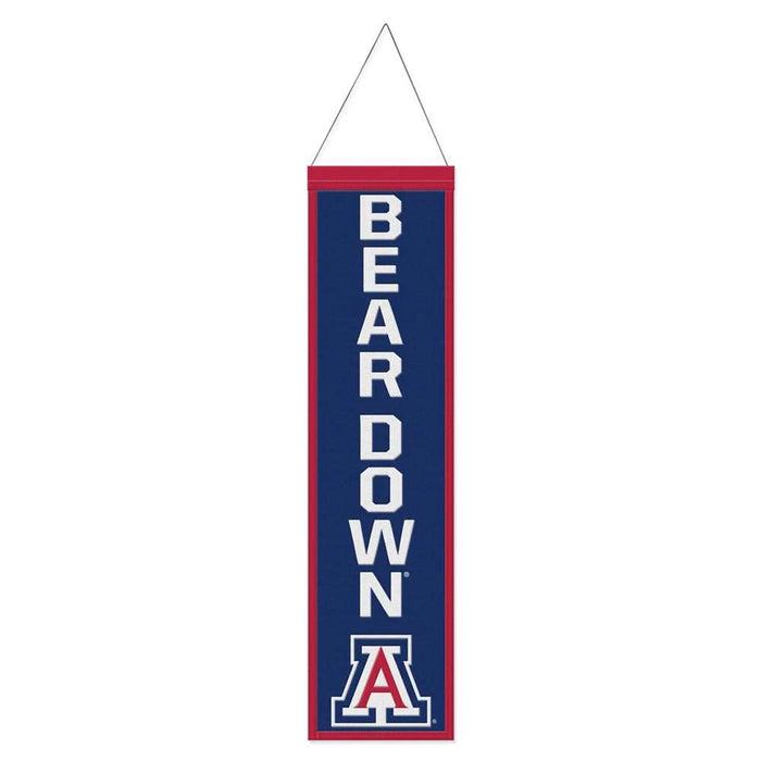 Arizona Wildcats Wool Banner 8X32 in.