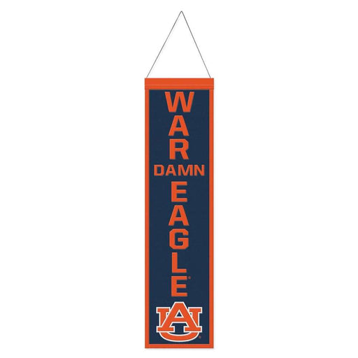 AuburnTigers Wool Banner 8X32 in.