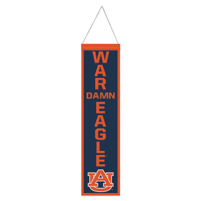 AuburnTigers Wool Banner 8X32 in.