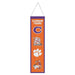 Clemson Tigers Wool Banner 8X32 in.