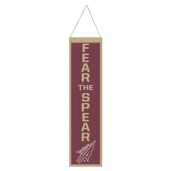 Florida State Seminoles Wool Banner 8X32 in.